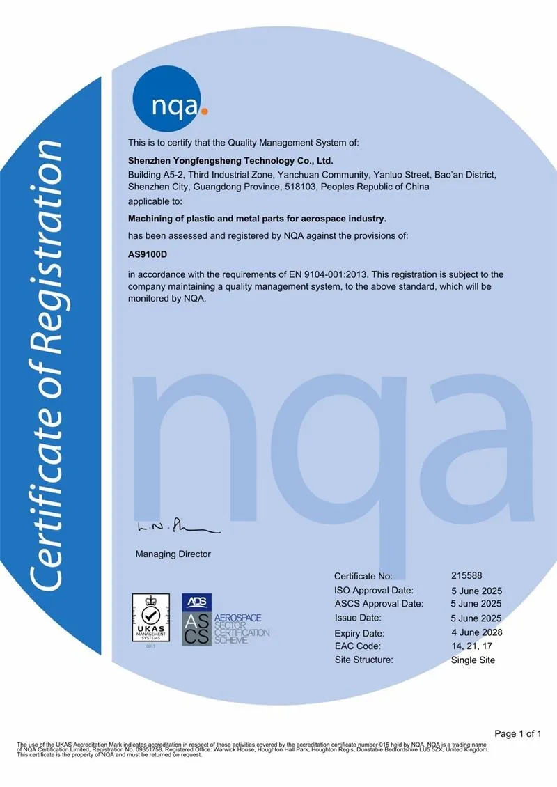 Certifications